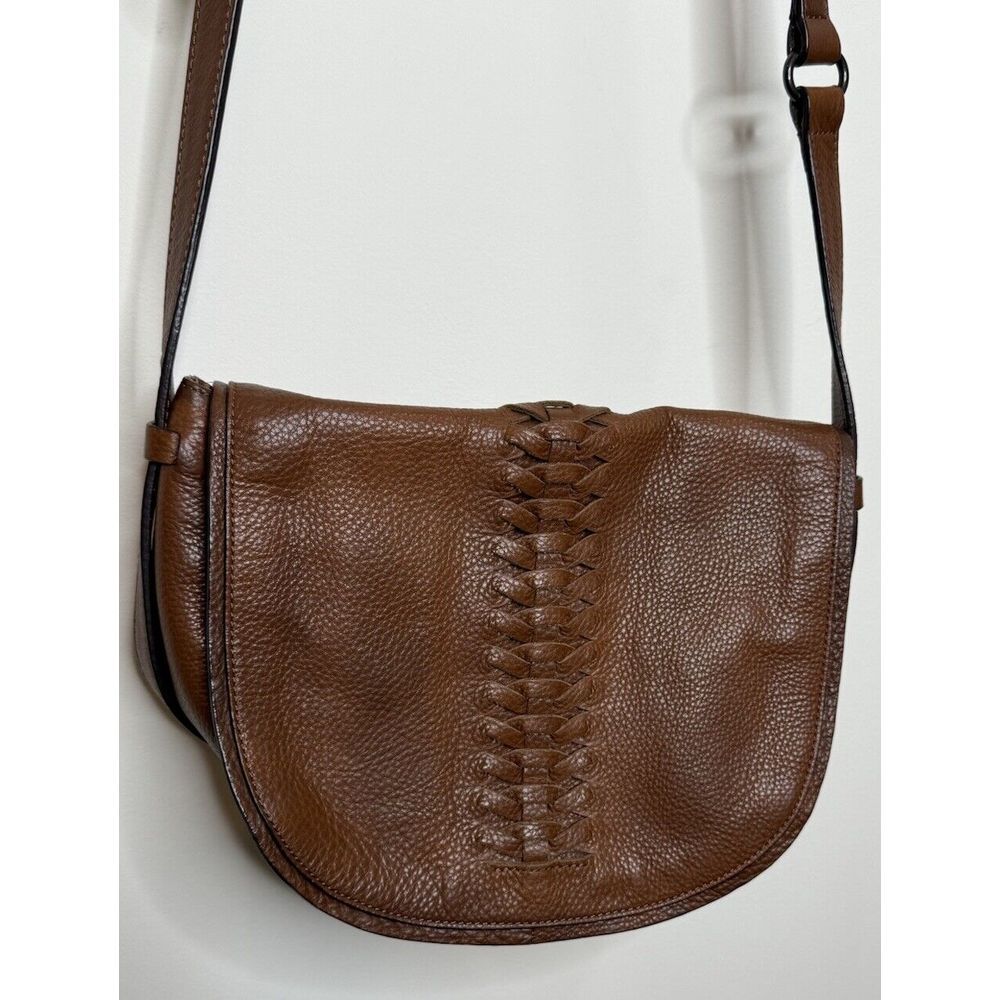 Banana Republic Brown Crossbody Bag with Braided Detail